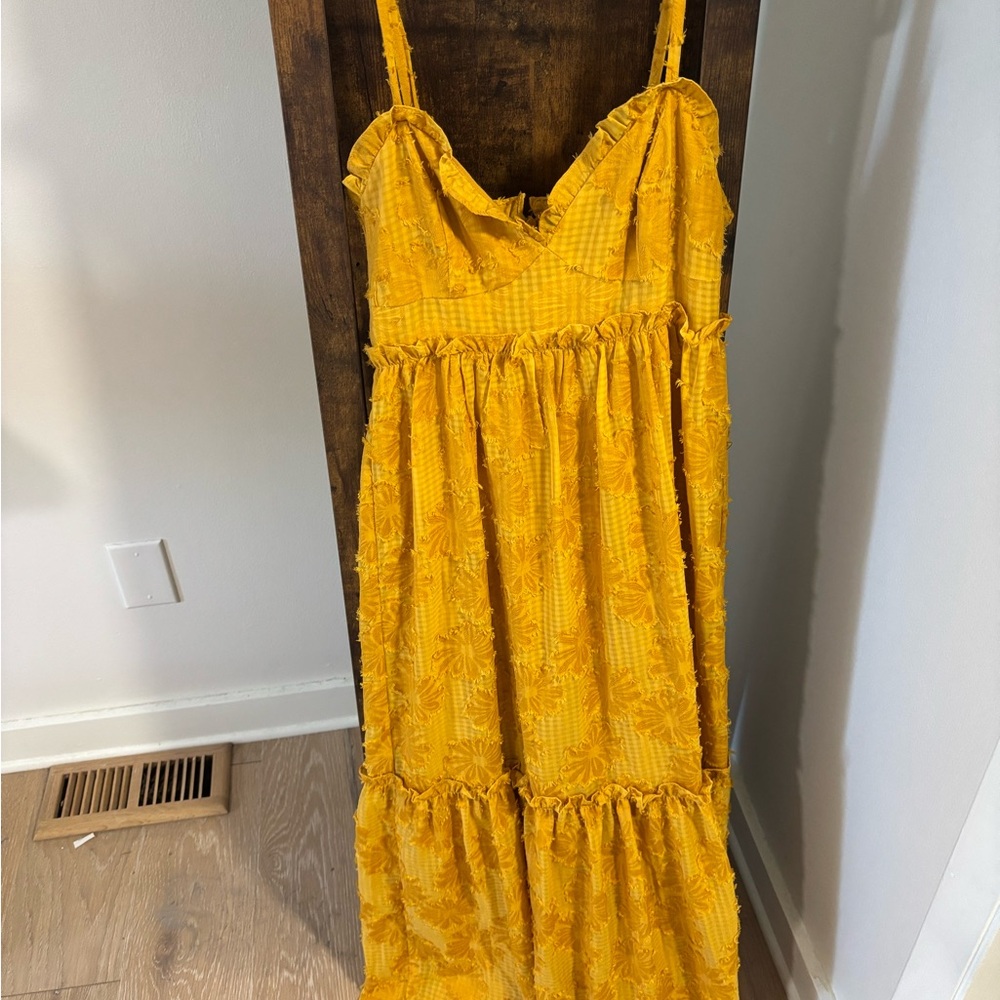 Lulu's Sunlit Yellow Dress
